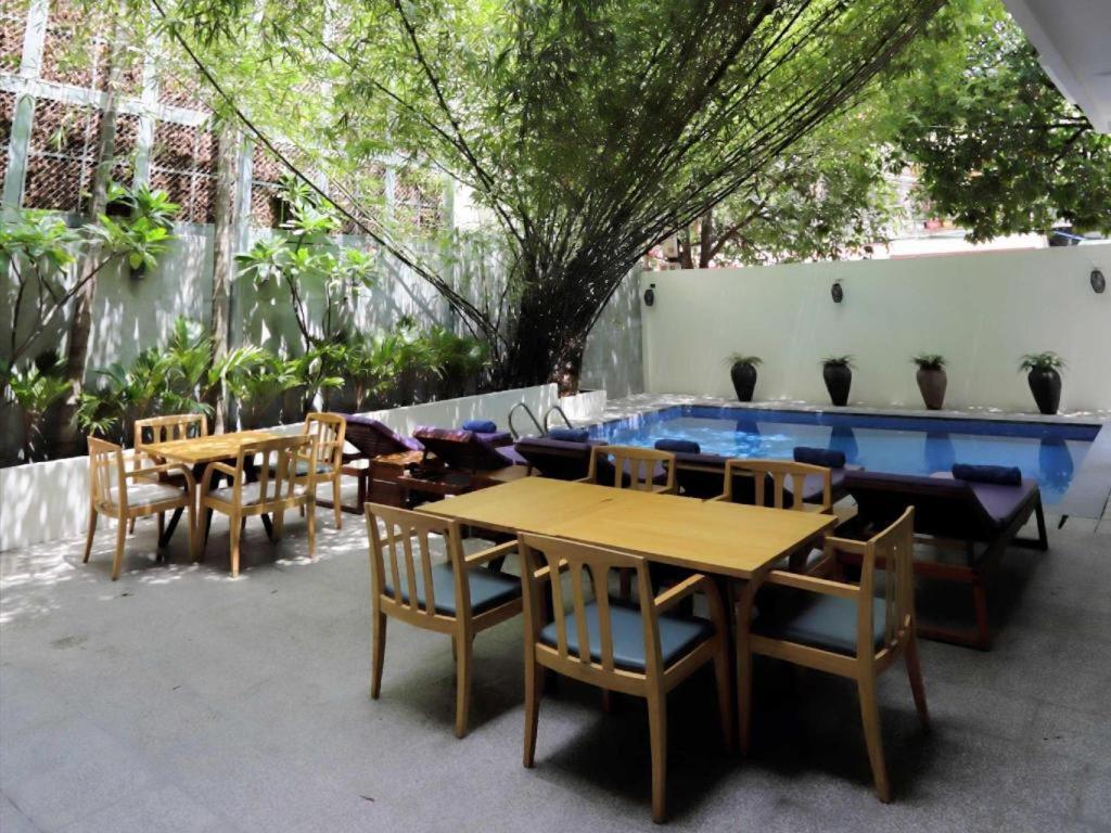 Bamboo9 Boutique Hotel Phnom Pen Exterior foto